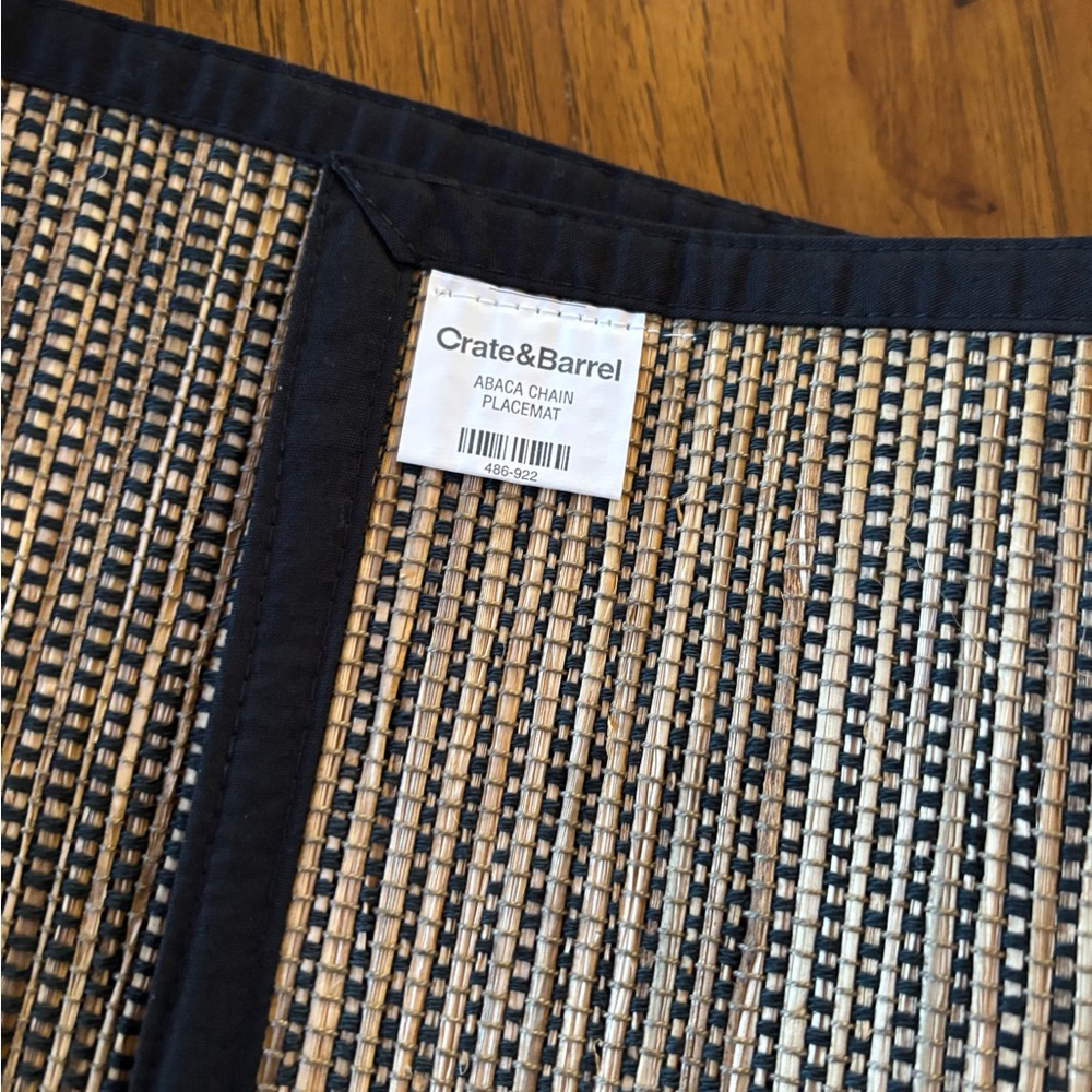Crate&Barrel Woven Placemat - Picture 3 of 5